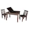 International Concepts Rectangle Table with 2 Mission Juvenile Chairs, 24 in W, 33.1 in L, 22.2 in H, Wood, Rich Mocha K15-JT2532L-263-2 - alternate 3